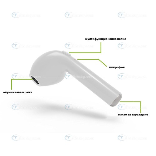 Безжична слушалка тип AIRPODS