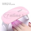 Компактна UV/LED лампа за маникюр SUN Mini с USB кабел