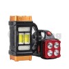 LED многофункционален фенер-прожектор HB-2678 със соларен панел за къмпинг