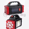 LED многофункционален фенер-прожектор HB-2678 със соларен панел за къмпинг