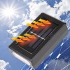 Сензорна соларна стенна лампа с IP65 за ограда и стълбище
