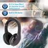 Черни безжични Hi-Fi слушалки MH2001 5 в 1 с база за телевизор и компютър