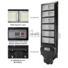 Соларна улична лампа JMK-06 2400W с батерия и панел