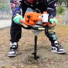 Бензинов свредел STAHLMAYER 72cc със свредло за пробиване на дупки в земя
