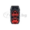 Преносима Bluetooth тонколона KTS-1062 със светлинни ефекти и дистанционно