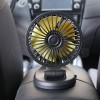 Мини вентилатор за автомобил PG119 12V с въртяща се на 360 градуса глава