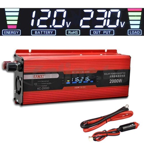 Инвертор с дисплей 2000W