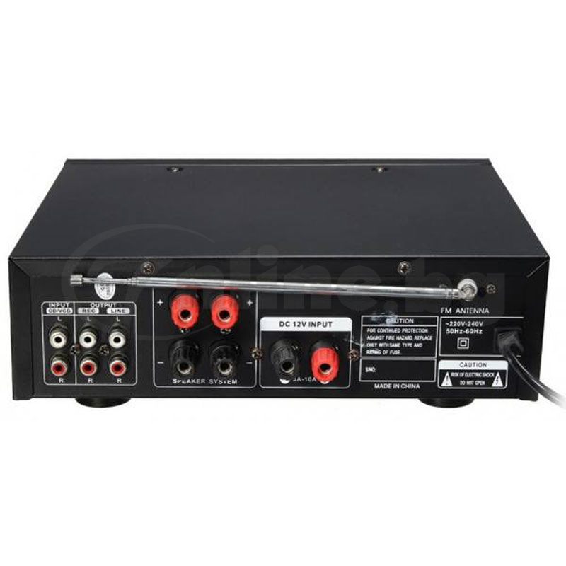 Домашен усилвател Teli BT-288A с Bluetooth и караоке функция