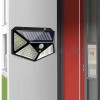 Соларна лампа за стена CL-100 със 100 LED диода и сензор за движение промо пакет