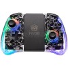Прозрачен безжичен контролер NYXI Hyperion с RGB осветление за Nintendo Switch OLED
