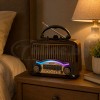 Мултимедийно ретро радио с Bluetooth и дървесен ефект Yuegan YG-7082