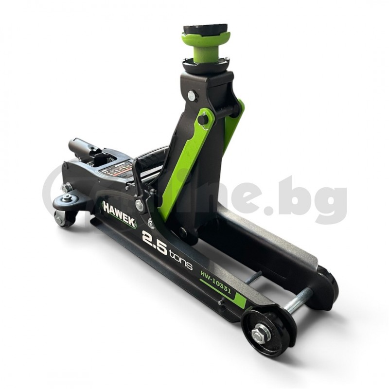 Хидравличен крик тип „Крокодил“ 2.5 t нископрофилен HAWEK HW-10331 - цена: 49.99 €