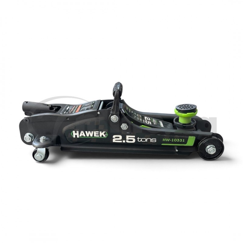Хидравличен крик тип „Крокодил“ 2.5 t нископрофилен HAWEK HW-10331 - цена: 49.99 €