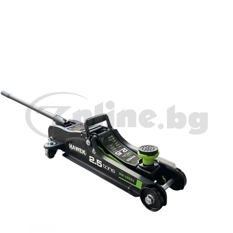 Хидравличен крик тип „Крокодил“ 2.5 t нископрофилен HAWEK HW-10331 - цена: 49.99 €