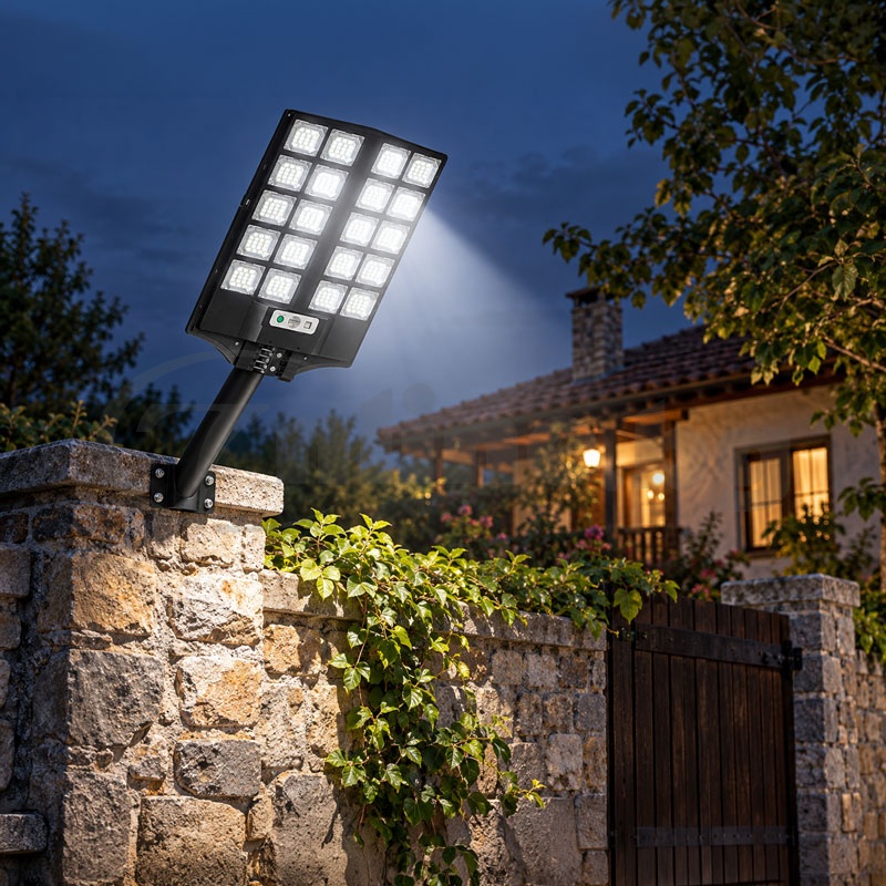 Мощен соларен LED прожектор SUNVISION BK280 с избор на мощност