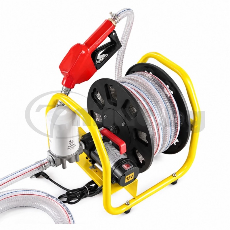 Електрическа помпа за гориво със стойка и пистолет  – 12V - цена: 159.99 €