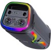 Караоке тонколона Brodu BTS-2147 с 2 говорителя по 12 инча и RGB светлини