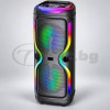 Караоке тонколона Brodu BTS-2147 с 2 говорителя по 12 инча и RGB светлини