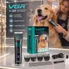 Машинка за подстригване на кучета и котки VGR V-209 с гребени